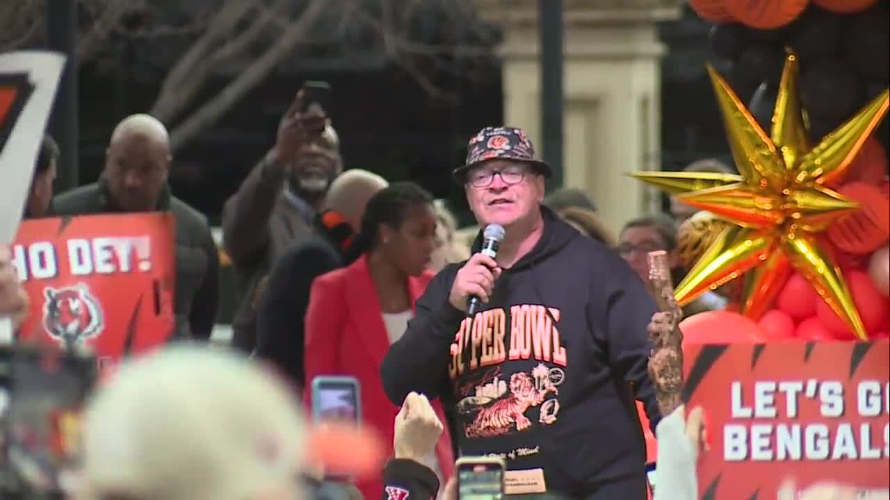 Bengal Jim: 'There's more fans here than the Rams parade'