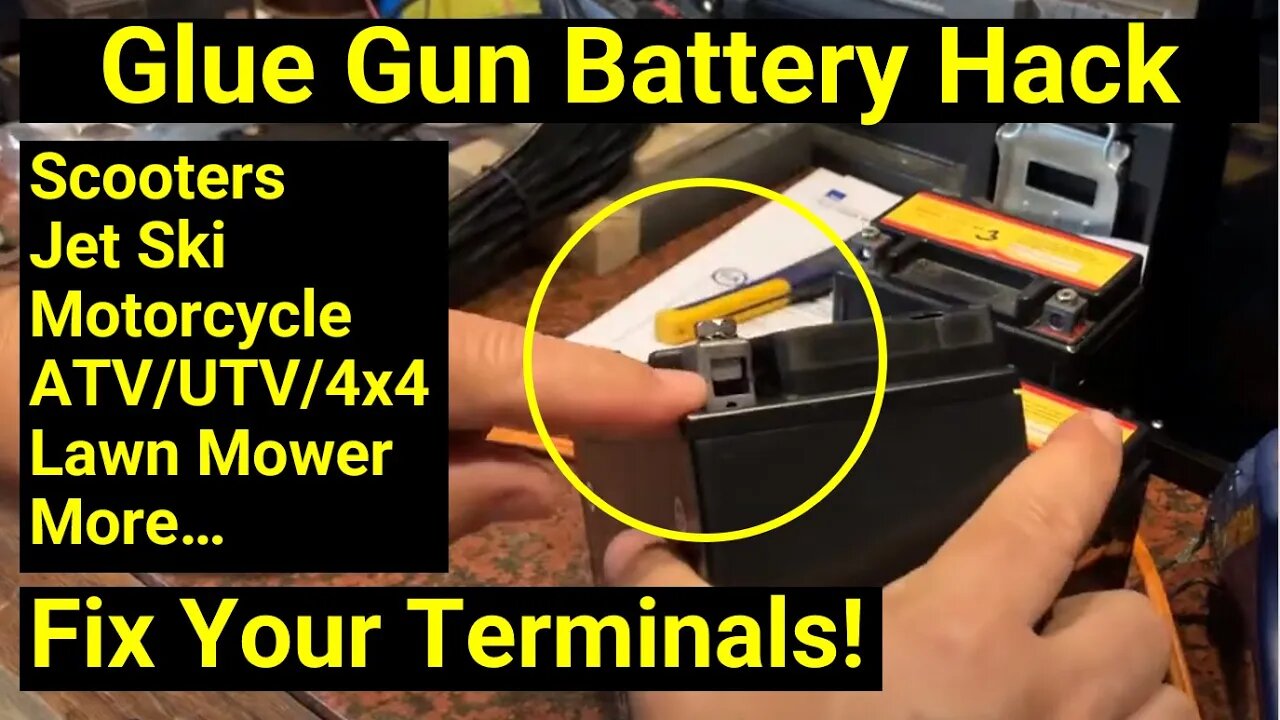 🔋 DIY Battery Terminal Fix for Motorcycles, Scooters, Jet Skis, Mowers, Wave Runners, and more.