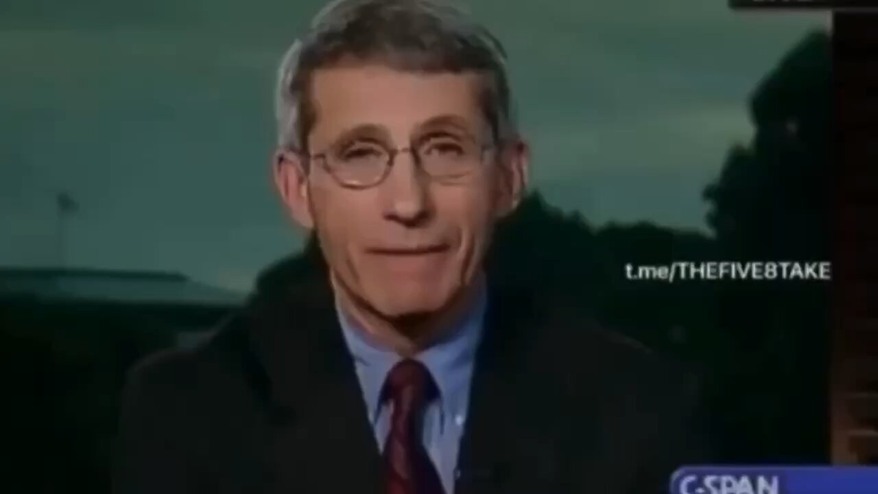 Dr Fauci then …