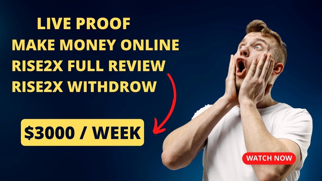 Live Proof || Make Money Online || Rise2x Full Review || Rise2x Withdrow