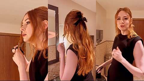 Unveiling Karen Gillan's Last-Minute London Haircut! Exclusive BTS Footage