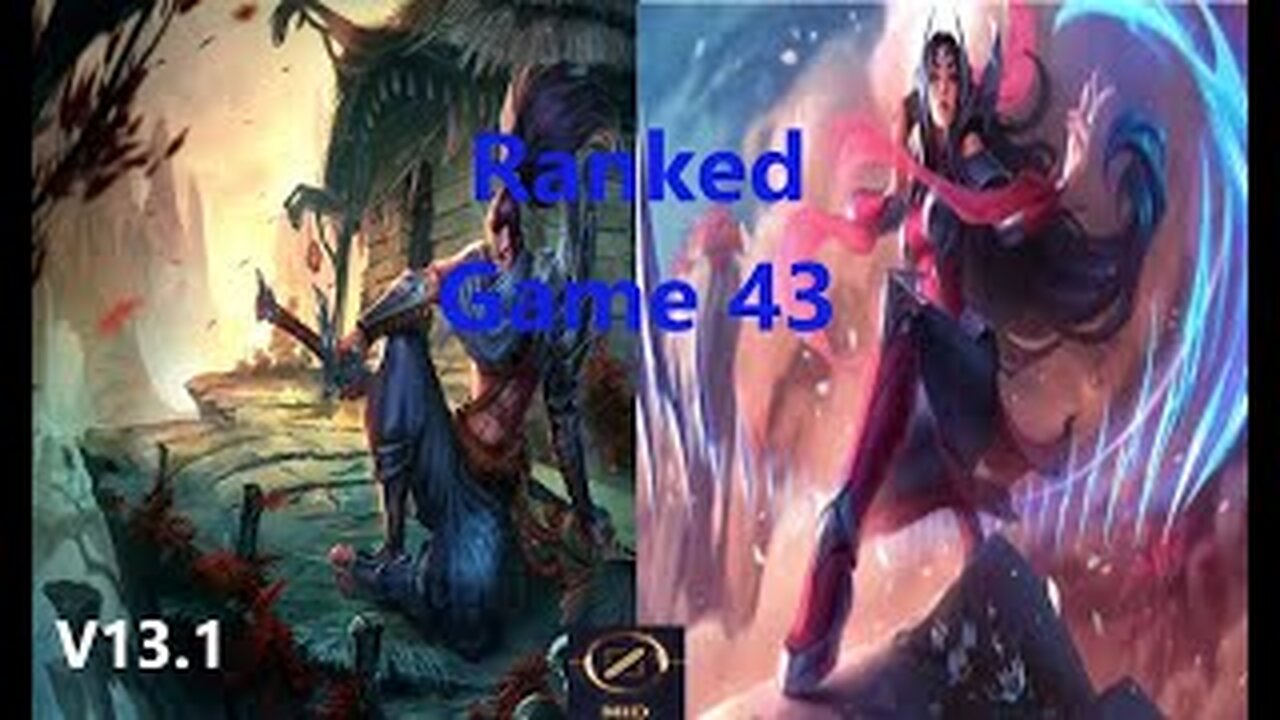 Ranked Game 43 Yasuo Vs Irelia Mid League Of Legends V13.1