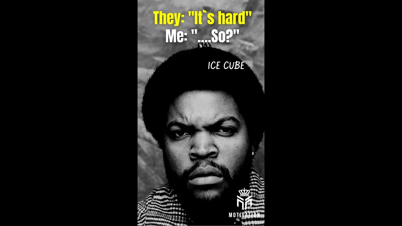 ICE CUBE - "Hard Doesn`t Mean Anything To Me" #shorts