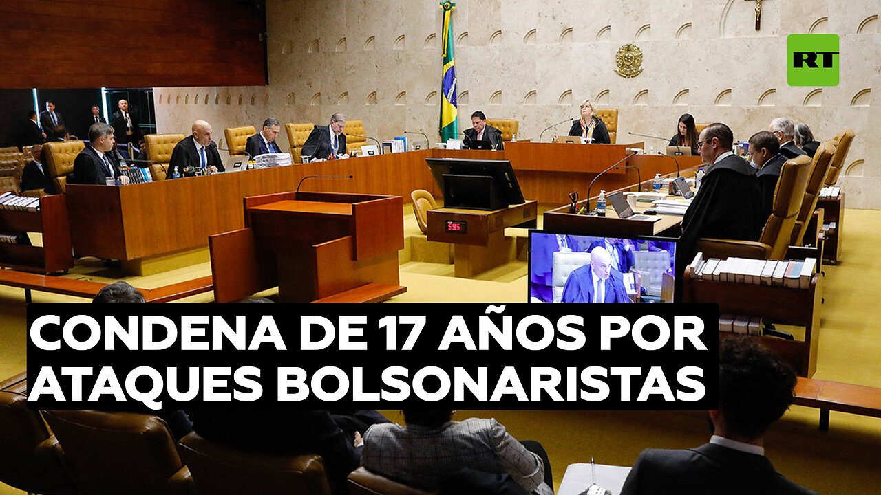 El Supremo de Brasil condena a 17 años de prisión al primer acusado por los ataques bolsonaristas