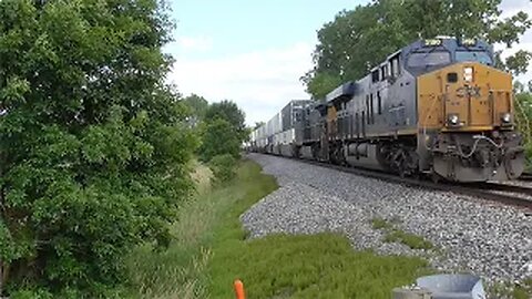 CSX I137 Intermodal Train from Creston, Ohio June 24, 2023