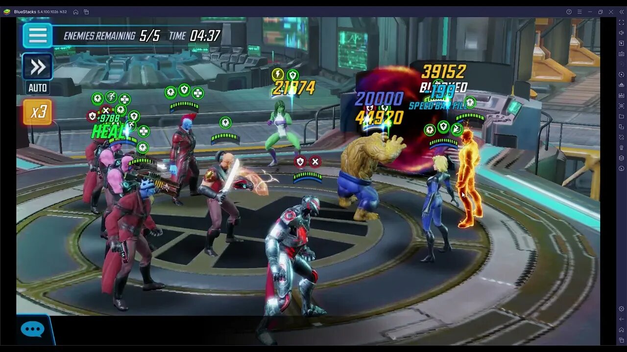 MSF War Live: RavagerTron vs Fantastic Four & SheHulk