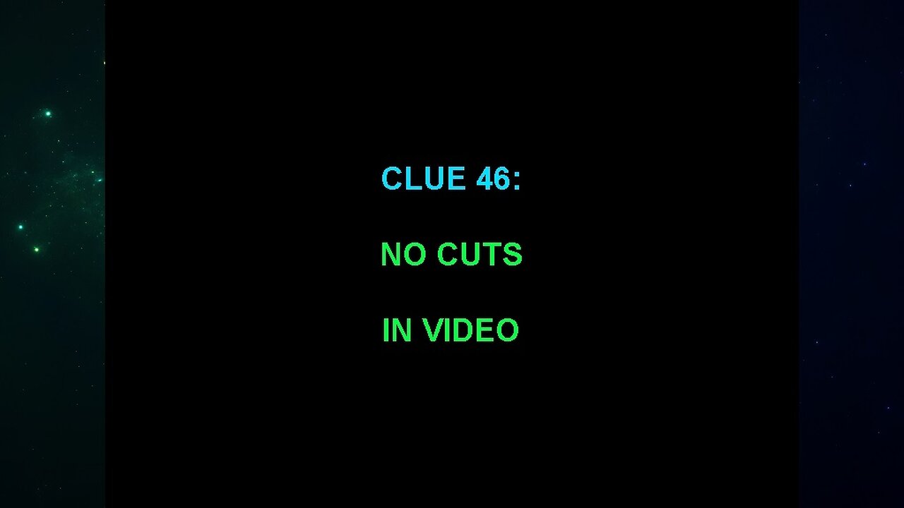 Clue 46 (The "Alien Interview" Video Analysis 2013/2014/2015)