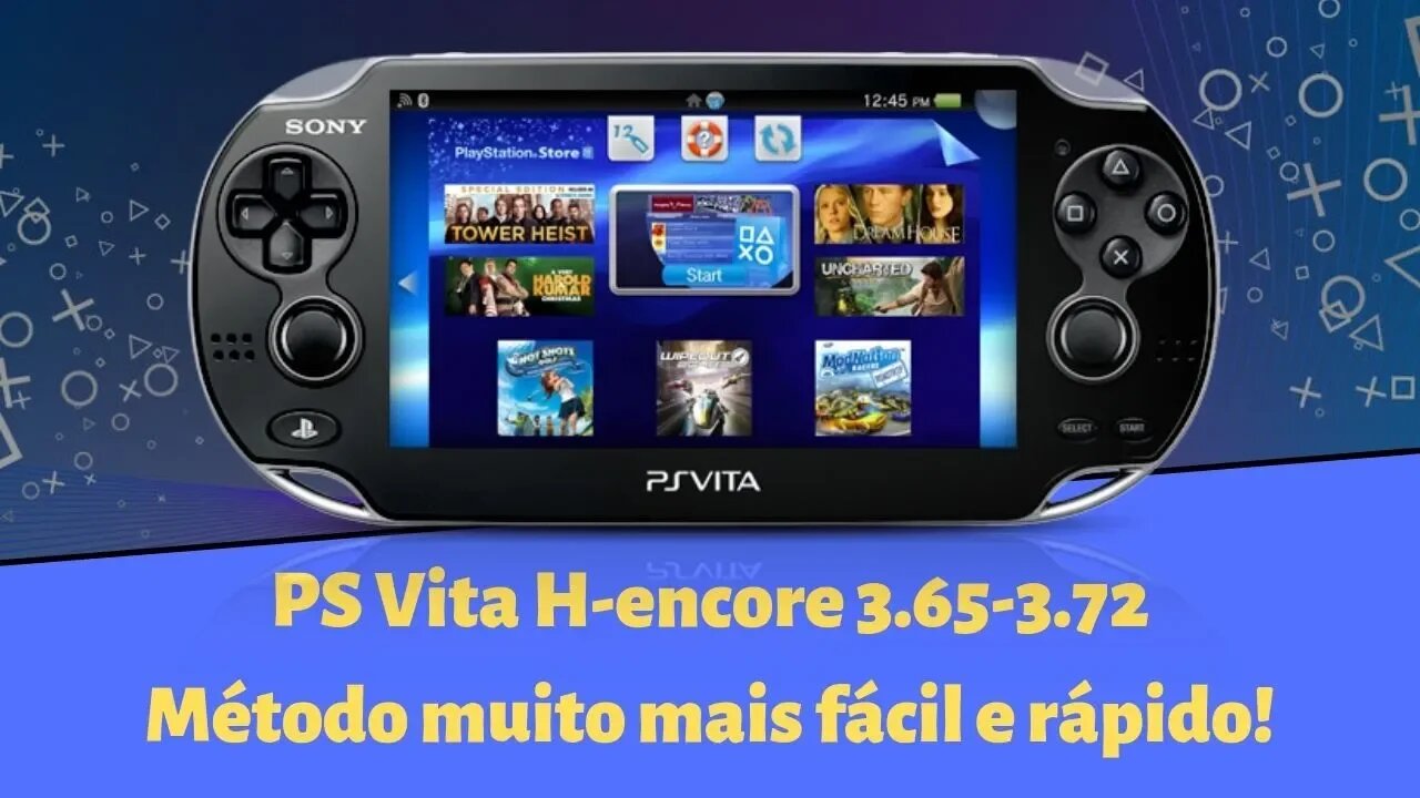 PS Vita 3.65/3.72 - Método extremamente rápido e fácil de liberar geral com h-encore²