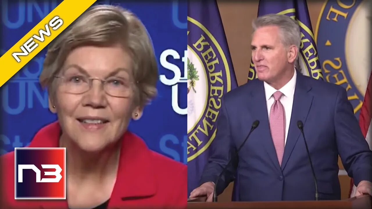 Elizabeth Warren Goes For Kevin McCarthy's Neck Over What He Said About Trump