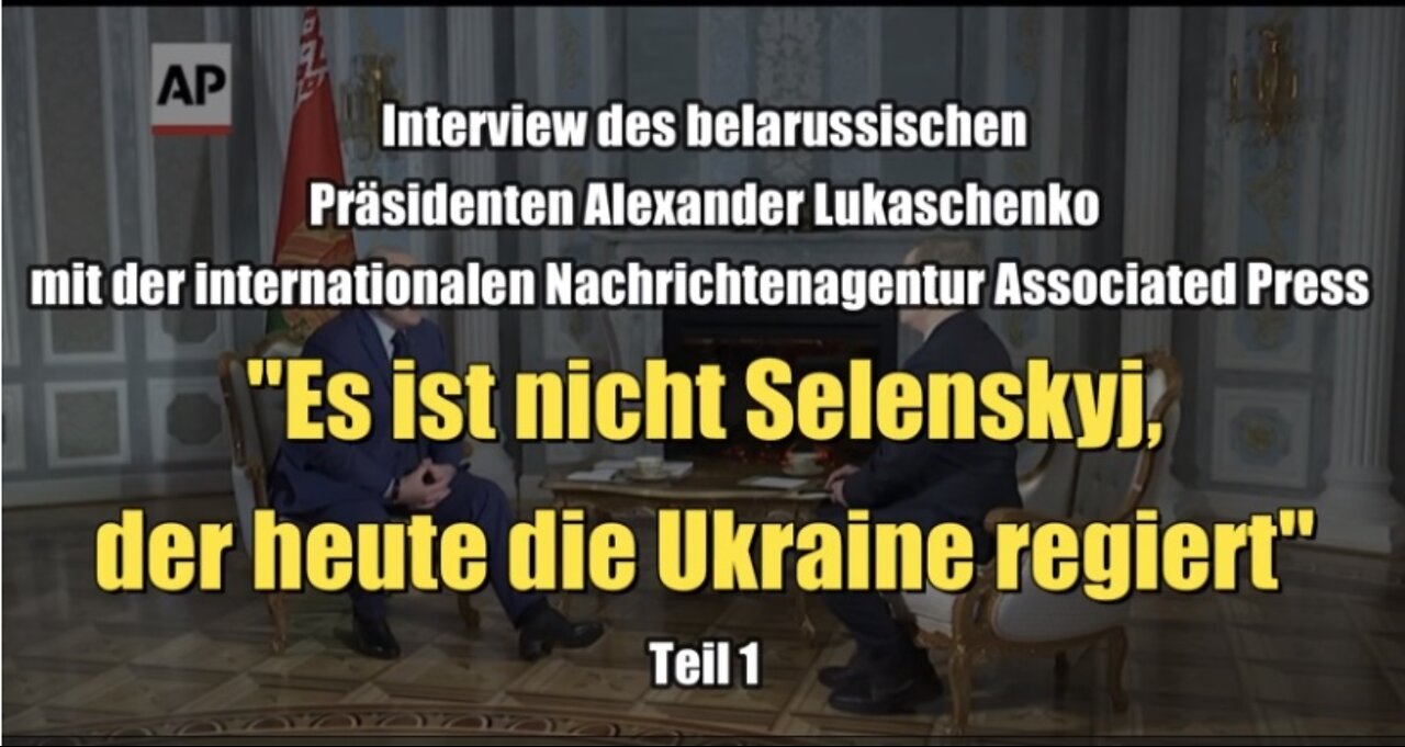 Belarussischer Präsident Lukaschenko: "Es ist nicht Selenskyj, der heute die Ukraine regiert" Teil 1