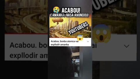 😥ACABOU de ACONTECER! AMANHÃ NASA ANUNCIOU! Atenção youtubers 😰😮😥 #rubensverdadeoculta