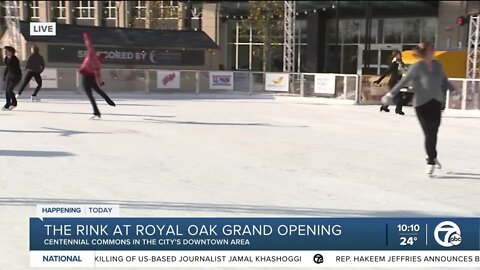 The Rink at Royal Oak in Downtown Royal opens to the public