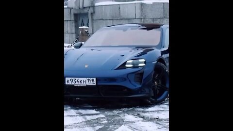 Porsche Taycan 4S Snow Play | Irfanistic |