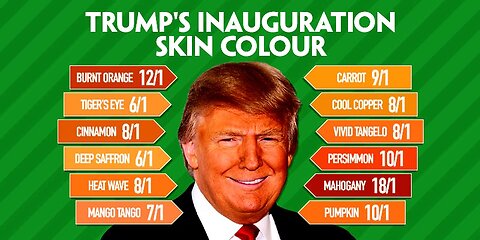 BECAUSE DONALD TRUMP IS ORANGE 🍊