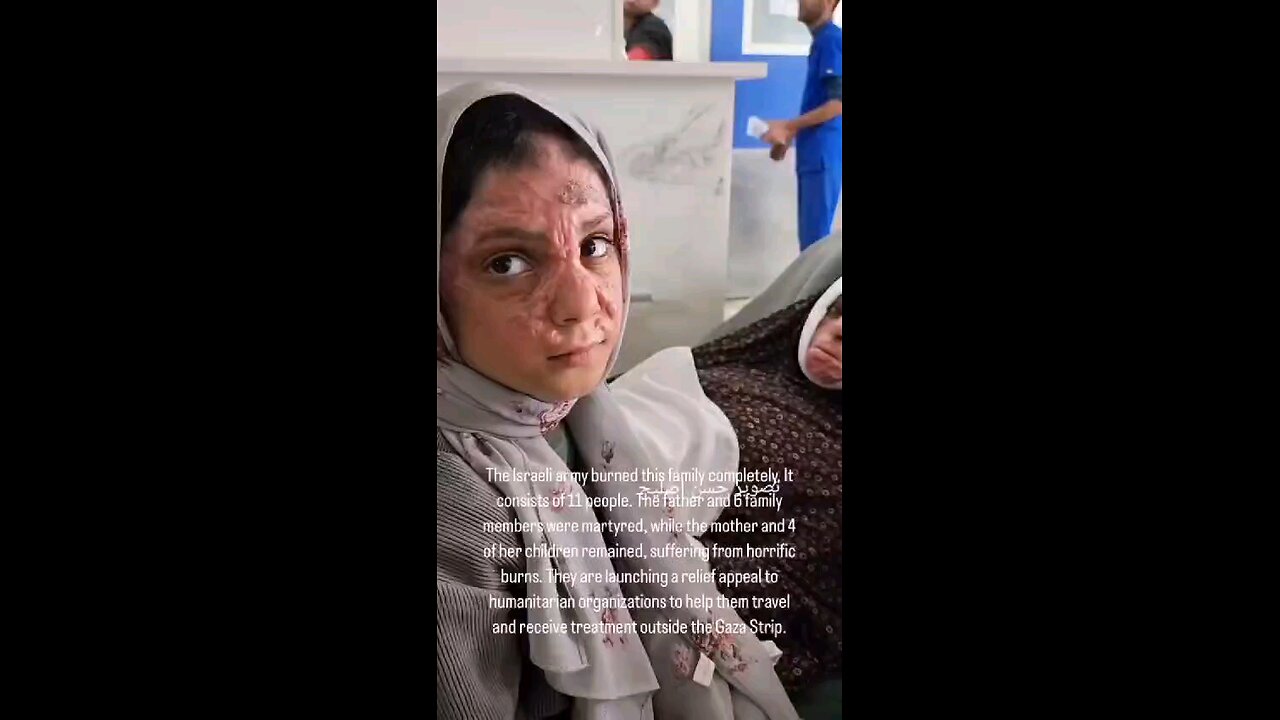 Israeli army burned this entire family.