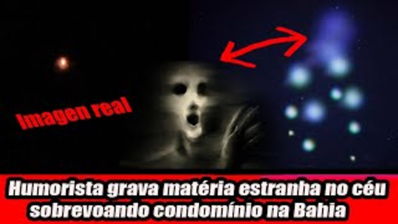 Humorista grava matéria estranha no céu sobrevoando condomínio na Bahia