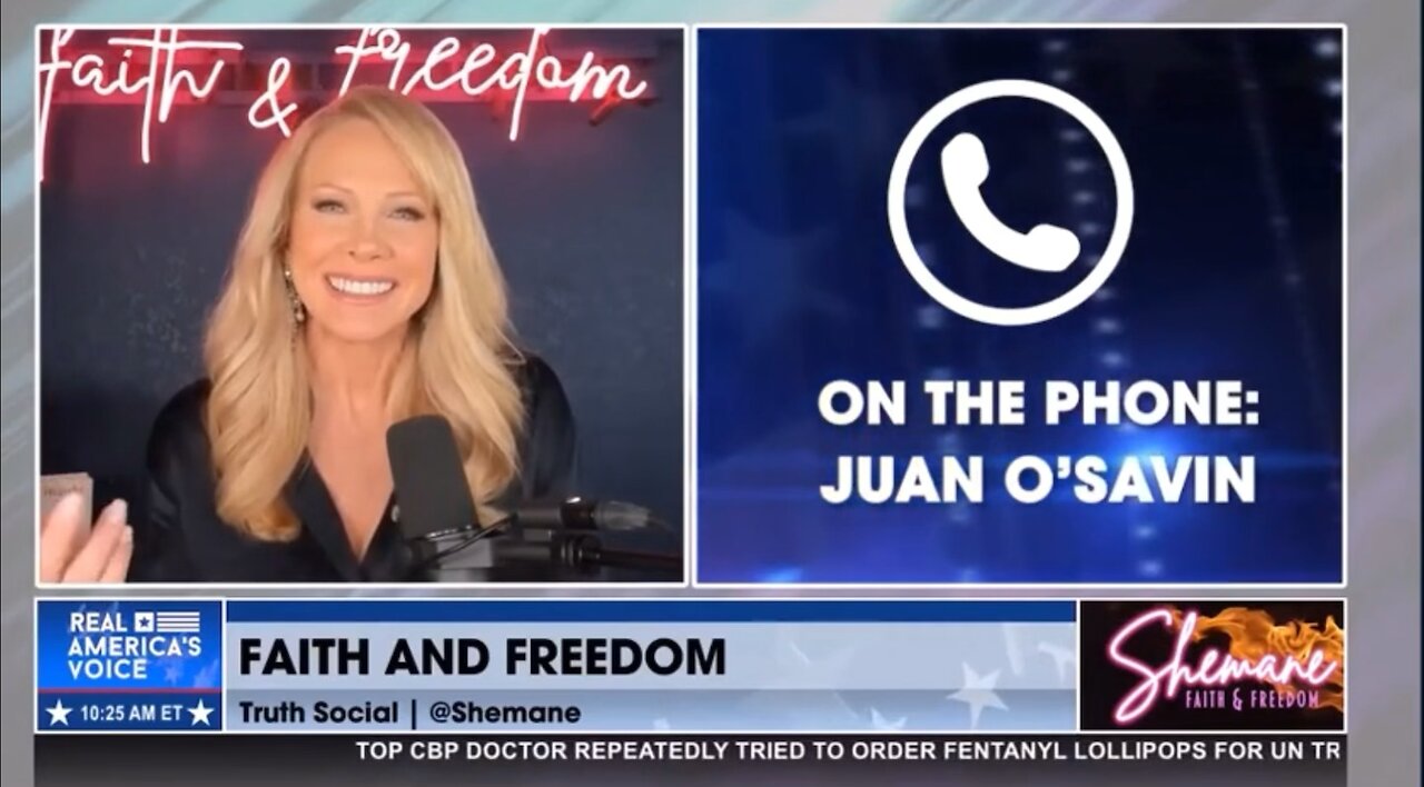 Juan O Savin Speaks to Faith and Freedom Show