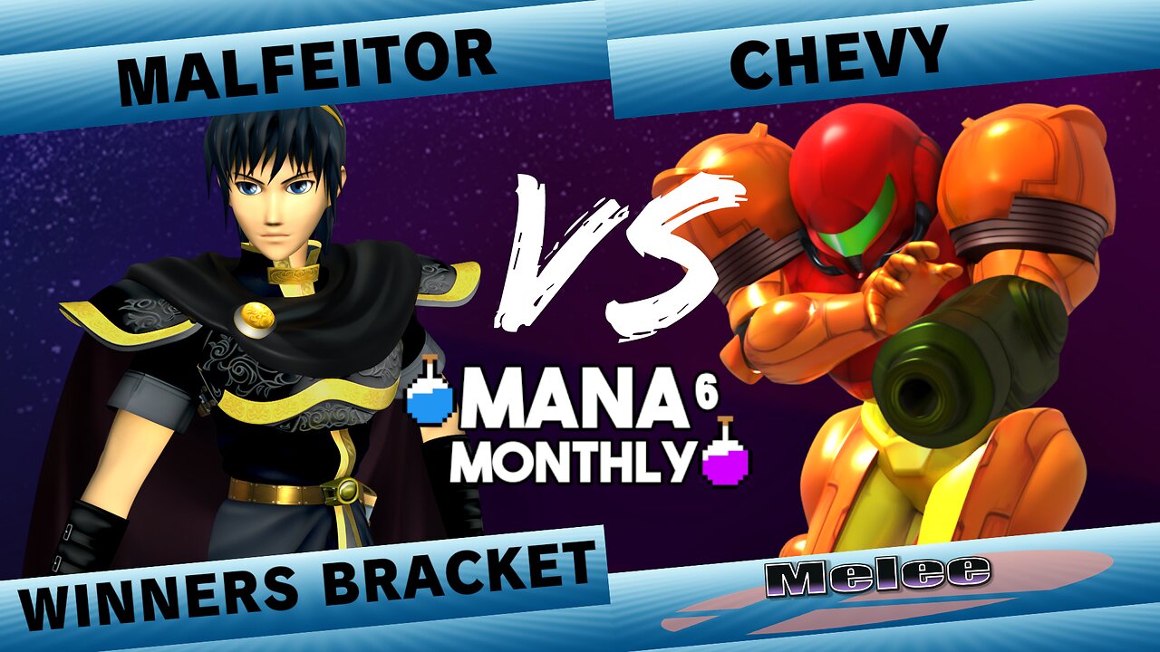 Mana Monthly 6 - Malfeitor (Marth) vs Chevy (Samus) Smash Melee Tournament