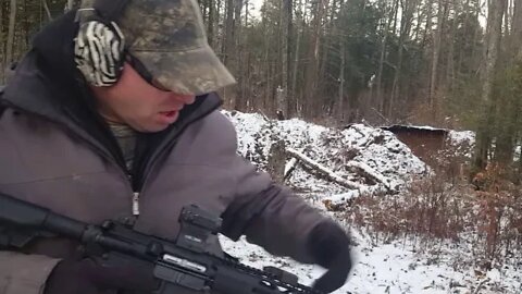 12 inch Skeleton rail is Awesome on a 16 inch AR barrel