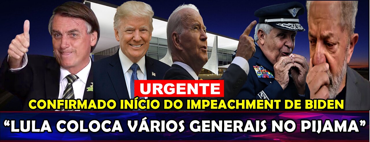 URGENTE “CONFIRMADO INÍCIO DO IMPEACHMENT DE BIDEN NOS EUA” XEQUE-MATE DE J.B EXPÕE TODO SISTEMA!