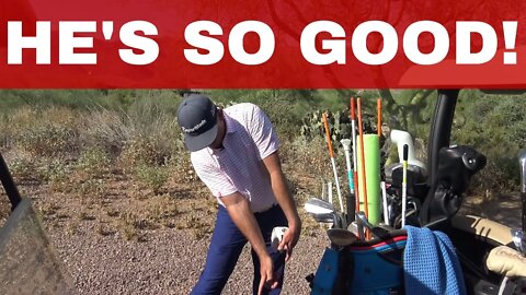 DRIVING GENIUS! PLAYING GOLF W MILO LINES, PGA on Be Better Golf