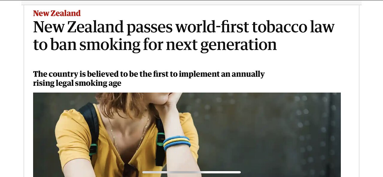 NewZealand bans smoking for all future generations!UK household trial to switch NatGas to Hydrogen