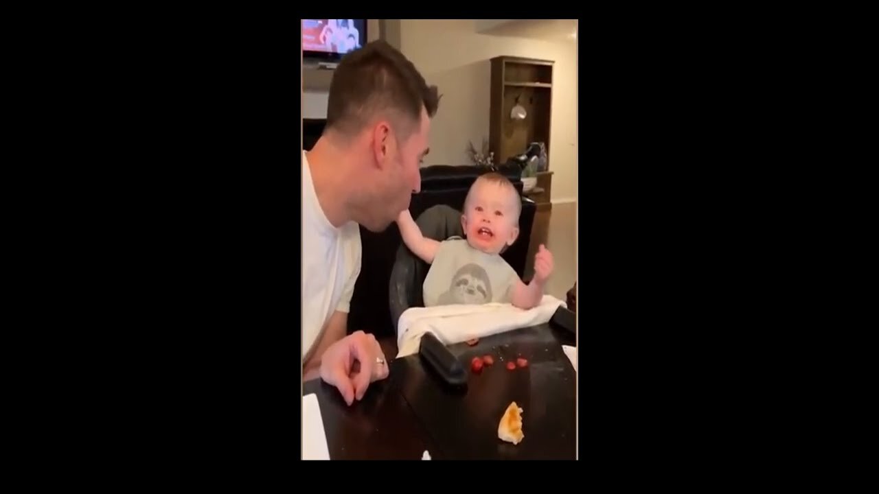 Funny Babies with Dad