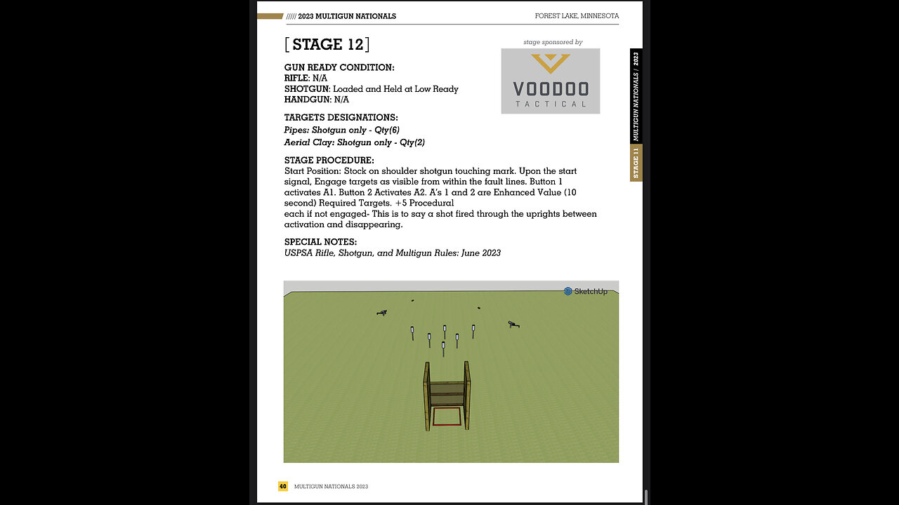 United States Practical Shooting Association, USPSA Multigun Nationals Stage 12