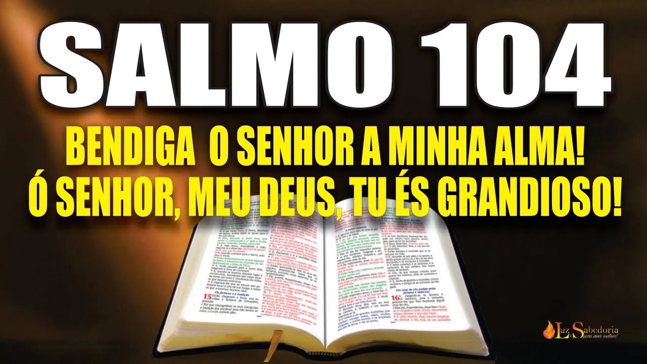 Livro dos Salmos da Bíblia: Salmo 104