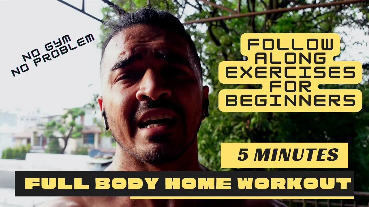 Simple full body workout at home for beginners