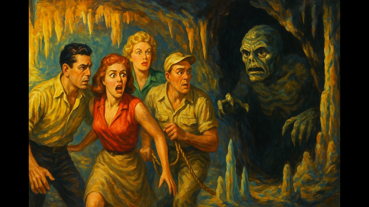 The INCREDIBLE PETRIFIED WORLD (Full Movie) 1959 - a Jerry Warren Sci-Fi Adventure Film