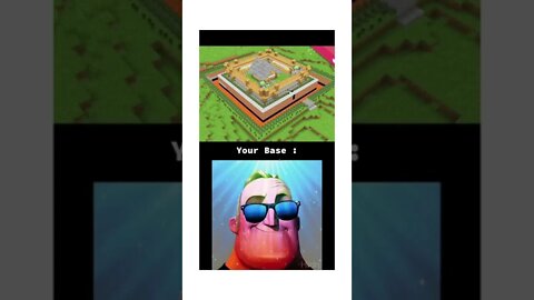 MINECRAFT SECRET BASE #SHORTS
