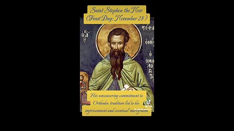 Saint Stephen the New – Champion of Holy Icons