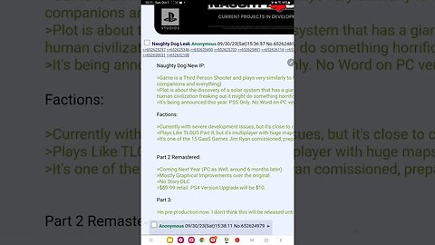 naughty dog upcoming games leak
