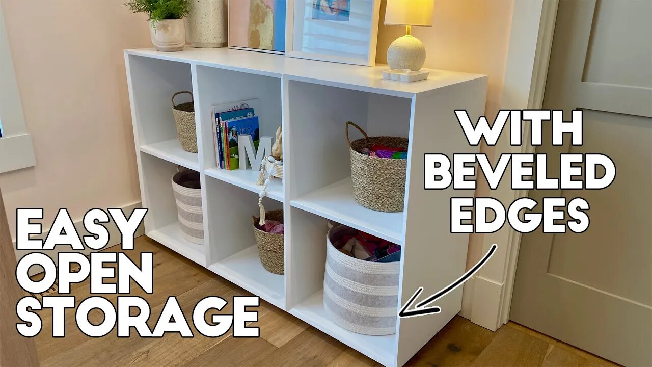 Making a Storage Unit with Beveled Edges