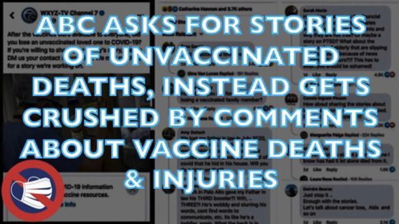 ABC Asks For Stories of Unvaccinated Deaths, Gets Crushed With Stories of Vaccine Deaths & Injuries