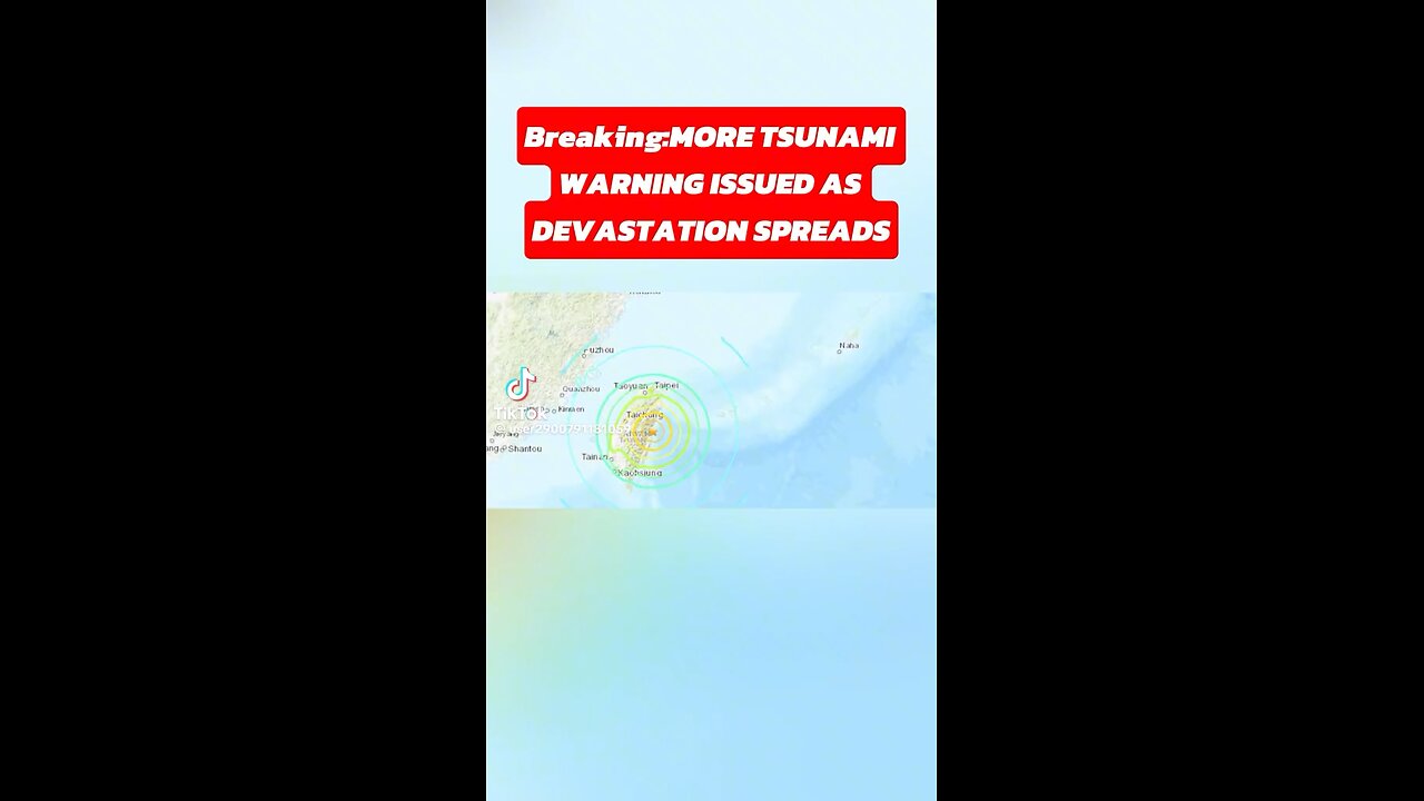Tsunami warning