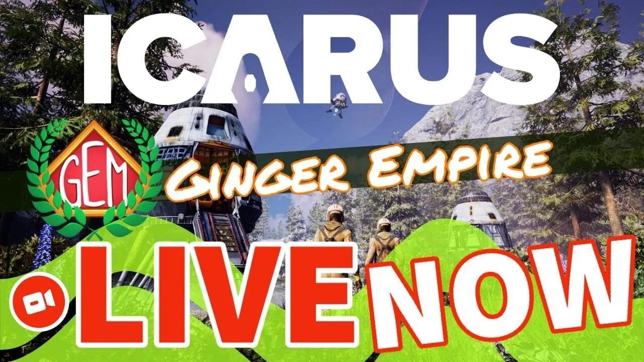 🔴Icarus Live! Open World Play. Mining and Building🔴