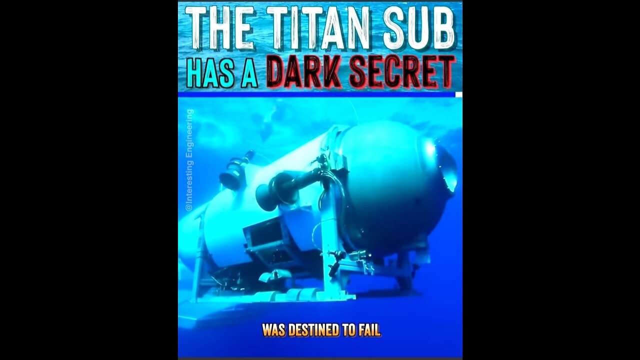 Titan submarin was destined to fail from the start because of this 🥺🥺