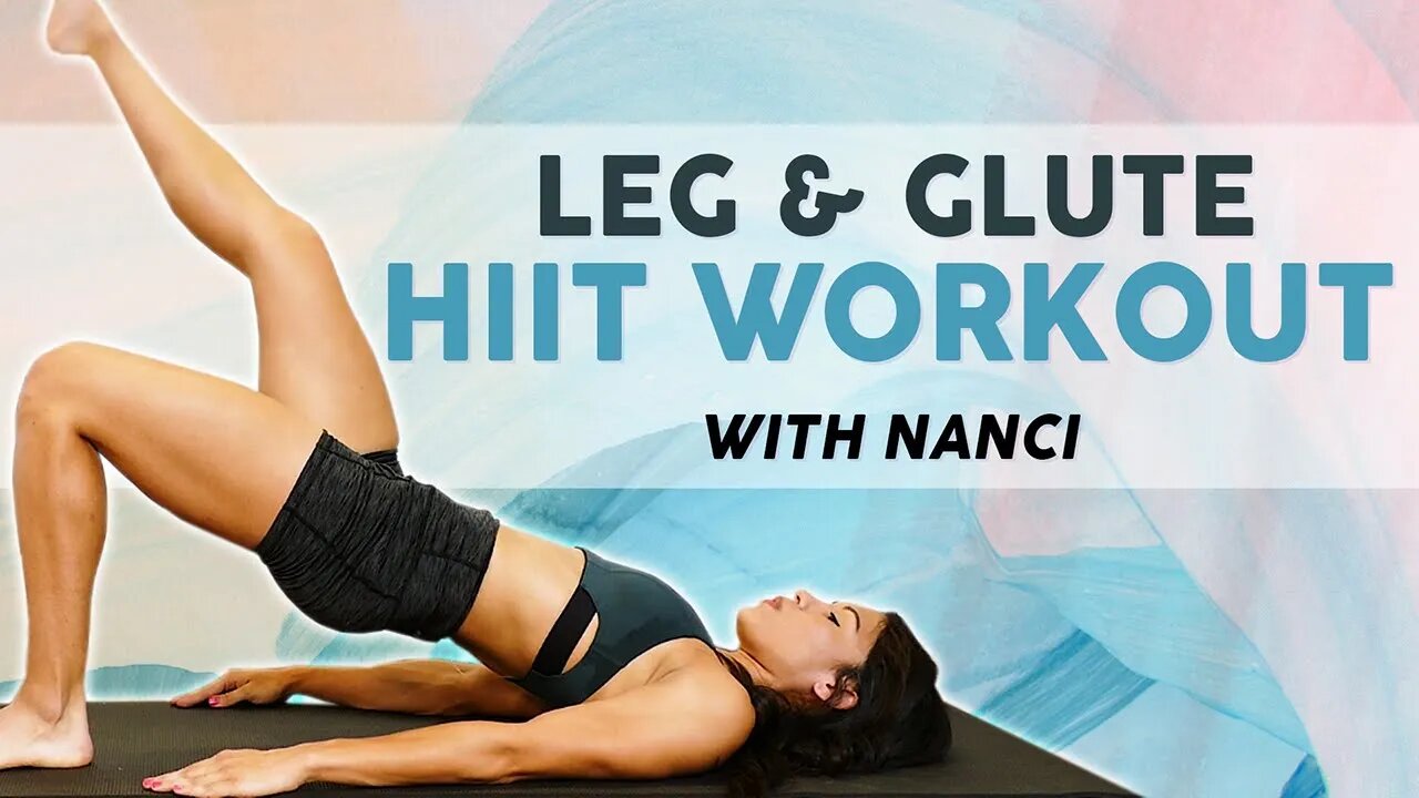 High-Intensity Interval Training for Butt & Legs, At Home Workout, No Equipment, Cardio Fat Burning