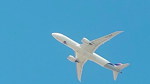 Boeing 787-9 Dreamliner CC-BGP departing from Fortaleza to Miami