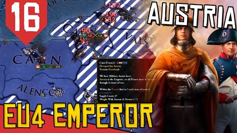 ARREBENTANDO a FRANÇA - EU4 Austria #16 [Série Gameplay Português PT-BR]