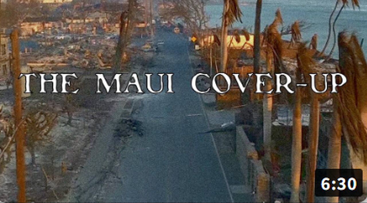 Bowne Report: The Maui Cover-Up