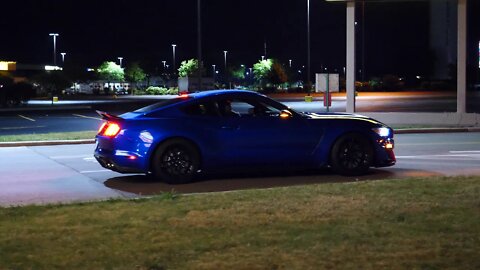 GT350 Leaving Car Meet