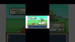 Pokémon FireRed - Wild Treecko Used Leer!