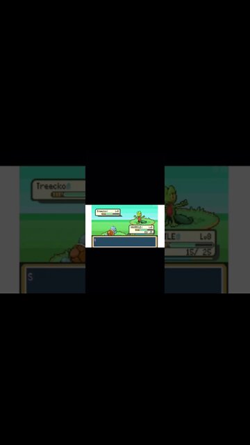 Pokémon FireRed - Wild Treecko Used Leer!