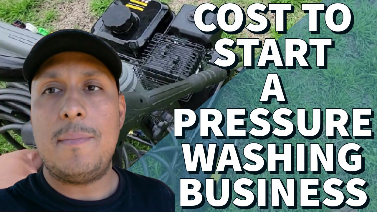 How Much I Paid To Start A Pressure Washing Business| Side Hustle Guy