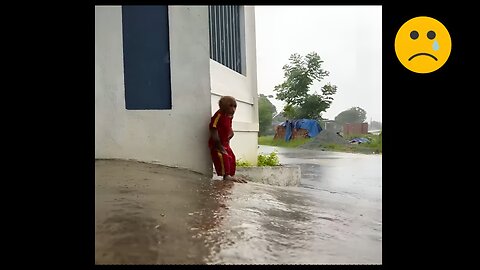 He Waited in the Rain for His Dad to Return Home...But His Dad Didn't Show