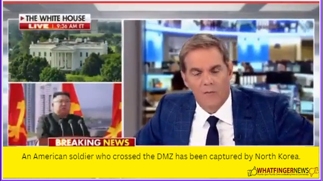 An American soldier who crossed the DMZ has been captured by North Korea.