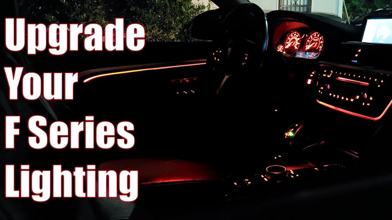 Easily Upgrade your ambient lighting in your 4 series BMW with the AmbientModz lighting kit! F33/F32